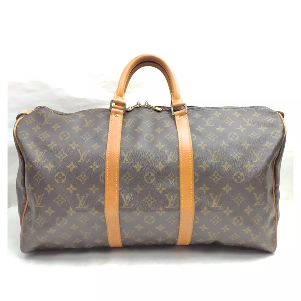 Louis Vuitton LV Boston Bag  Keepall 50 Brown Monogram 2351160